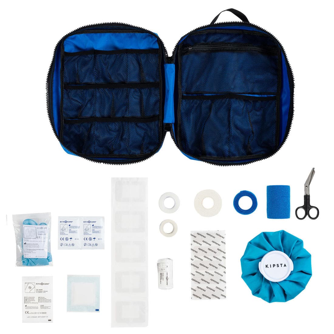 Trousse Pharmacie de soins, de 1ers secours - Trousse soin froid 64 pièces