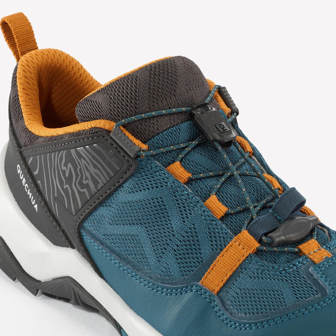 Chaussures de randonnée enfant à laçage rapide Crossrock grise du 35 AU 38