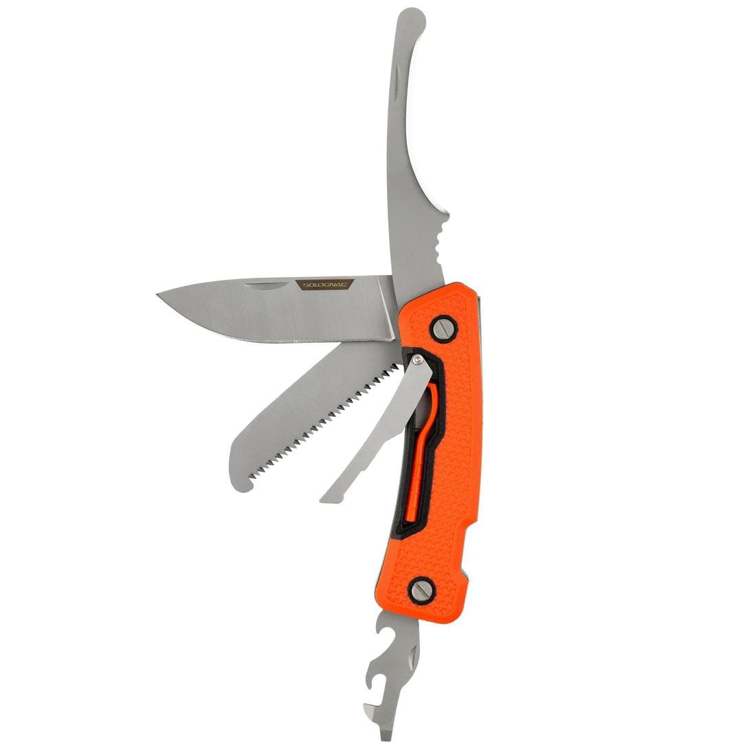 Couteau chasse multifonctions X7 Orange