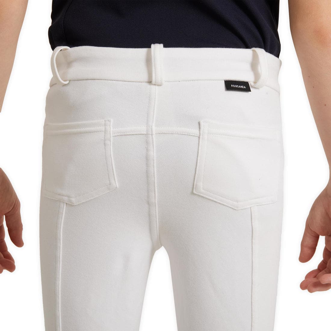 Pantalon de concours équitation Enfant - 100 blanc