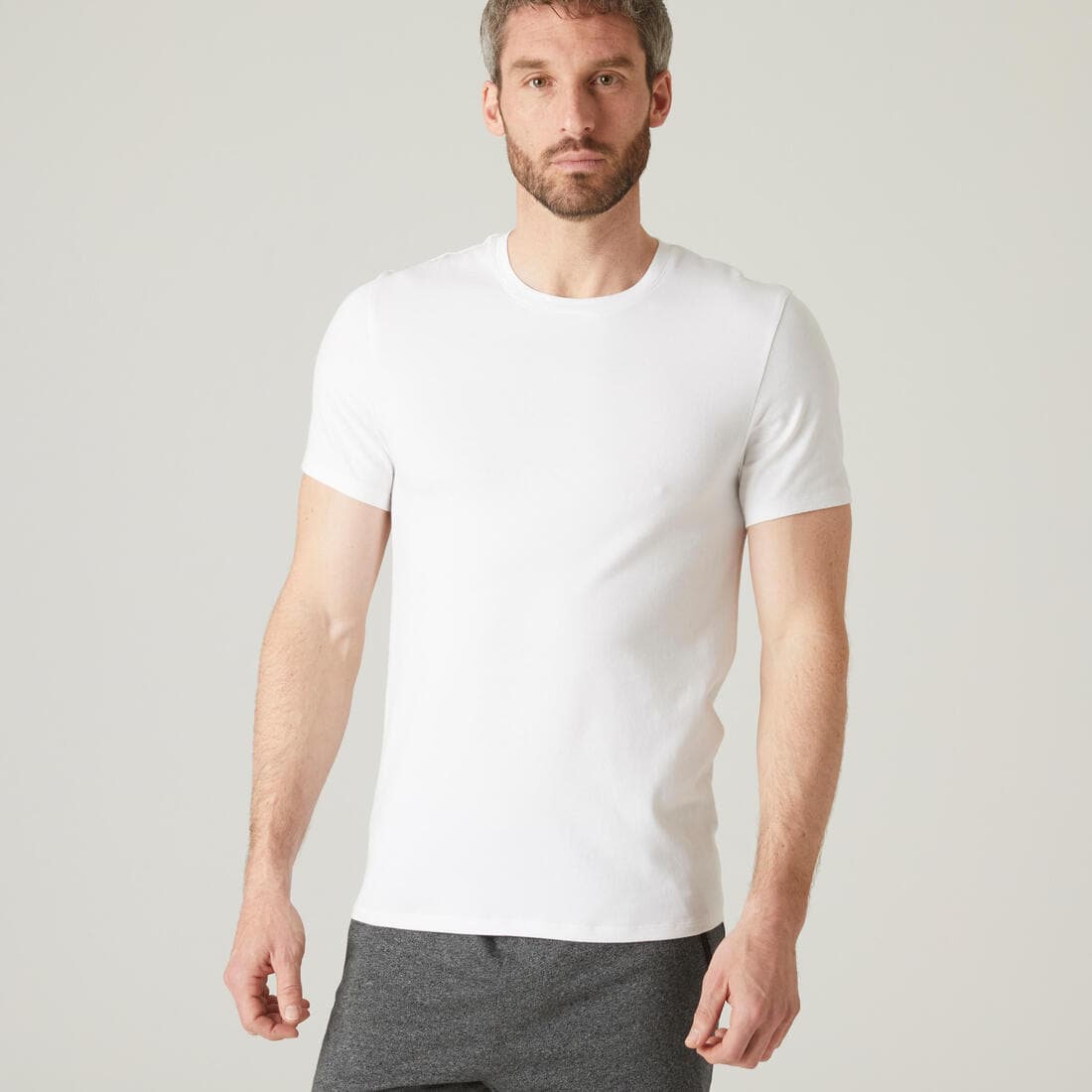 T-shirt slim en coton Homme