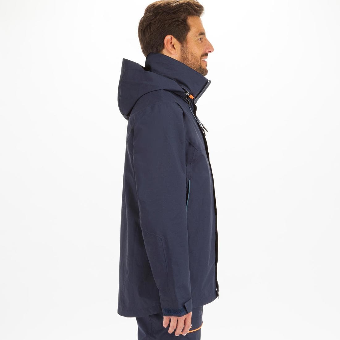 Veste imperméable coupe-vent de voile Homme SAILING 300 Navy