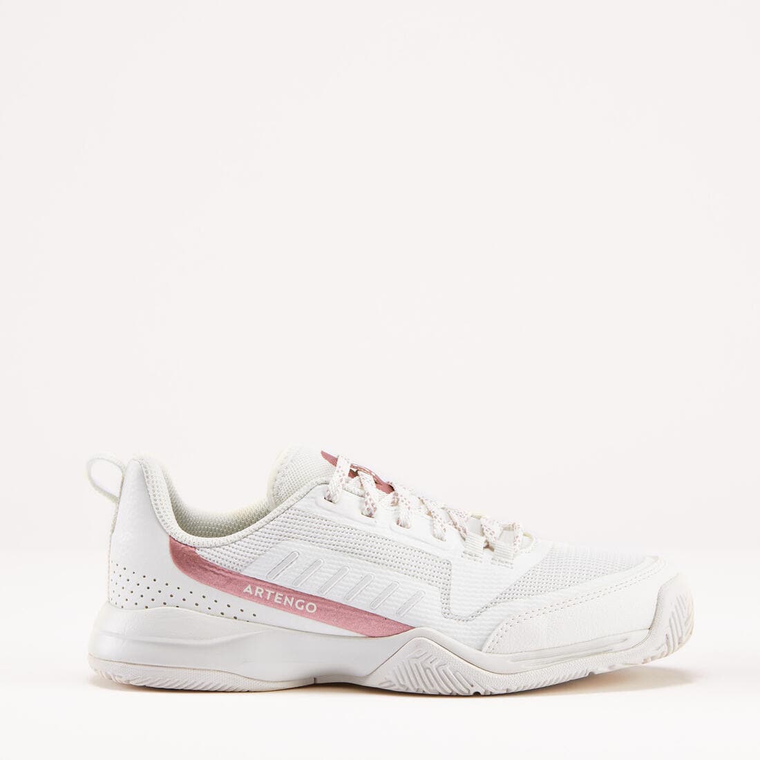 CHAUSSURES TENNIS ENFANT - TS500 FAST JR LACE PINKFIRE