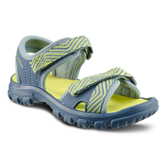 





Sandales de randonnée enfant - MH100 KID bleues et jaunes - 24 AU 31, photo 1 of 7