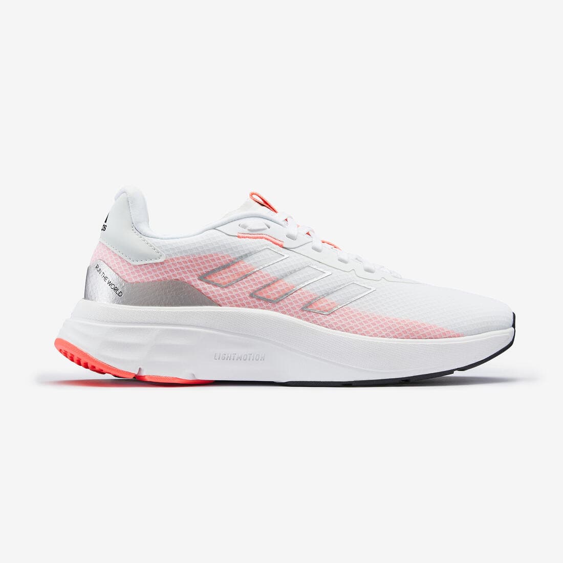 CHAUSSURES DE RUNNING FEMME ADIDAS SPEEDMOTION - blanche et orange