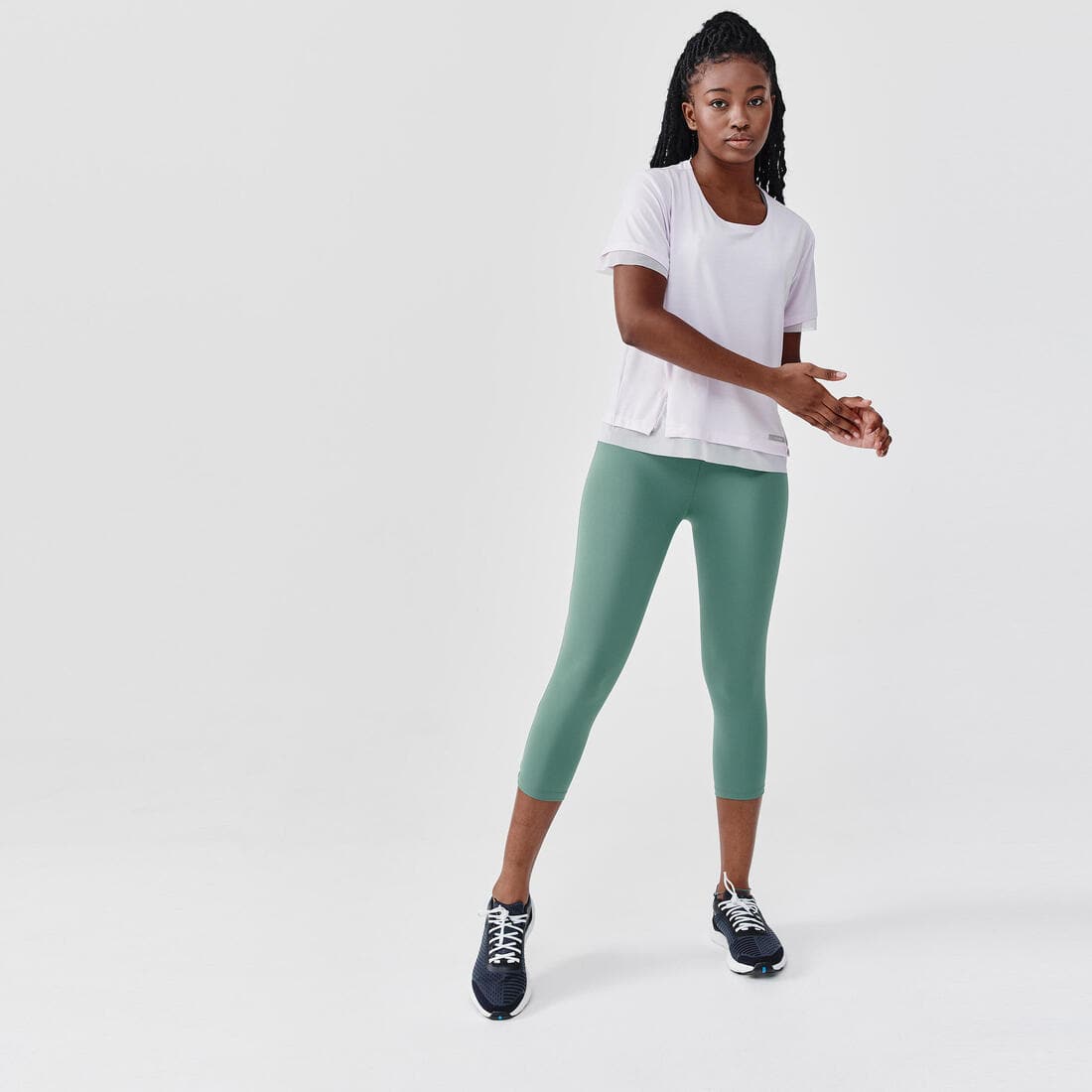 Legging court running femme - Support