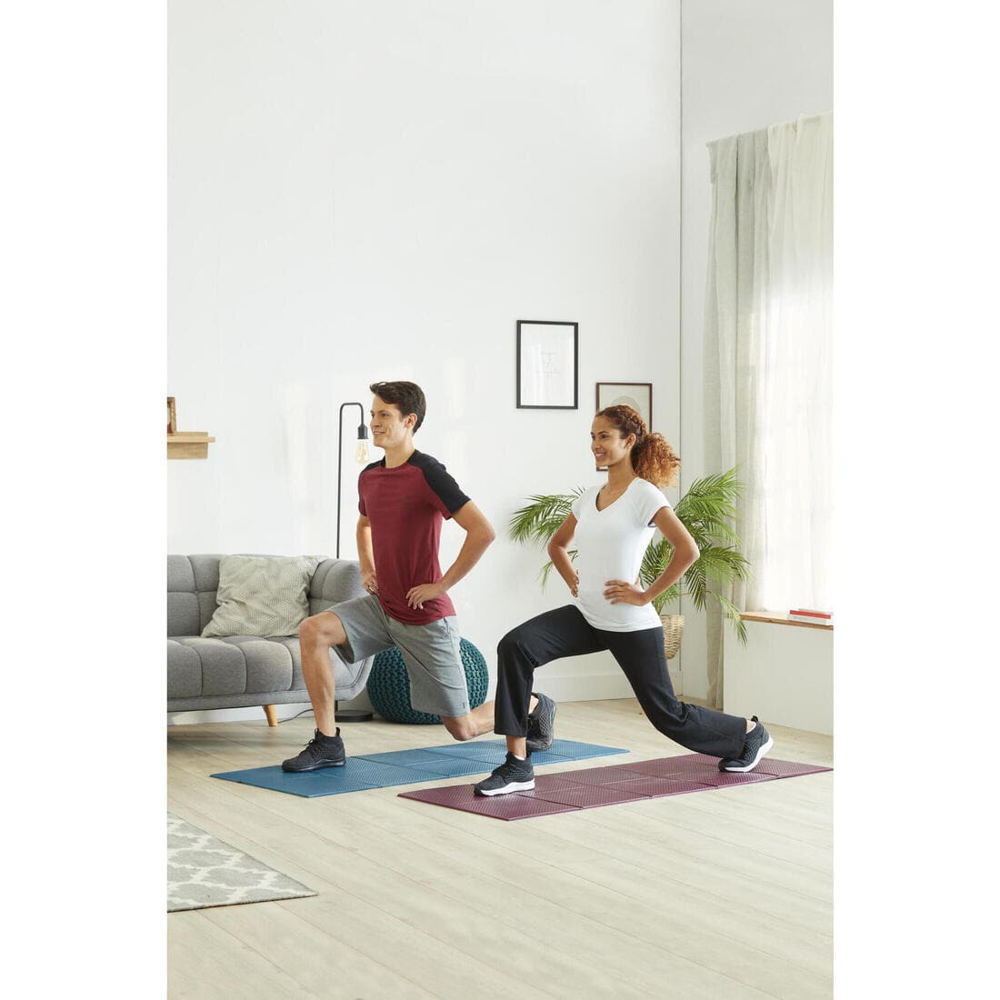 Tapis de fitness 100 pliable 160 cm x 58 cm x 7 mm