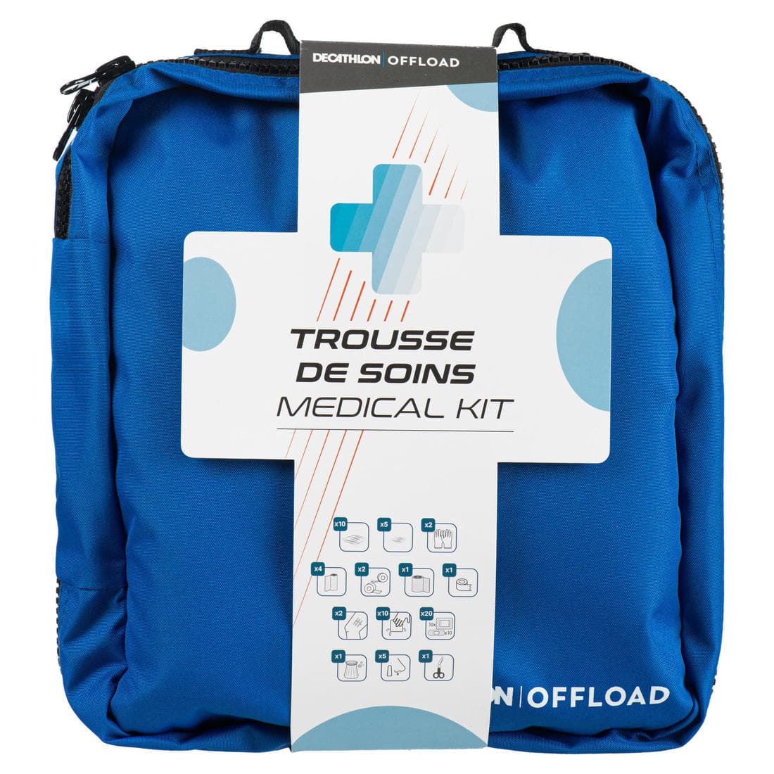 Trousse Pharmacie de soins, de 1ers secours - Trousse soin froid 64 pièces