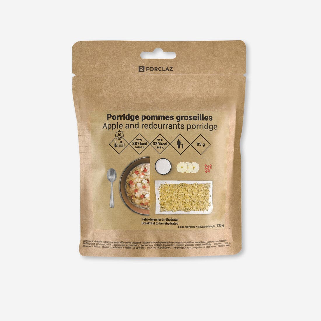 Petit déjeuner - Porridge Pommes Groseilles  - 85 g