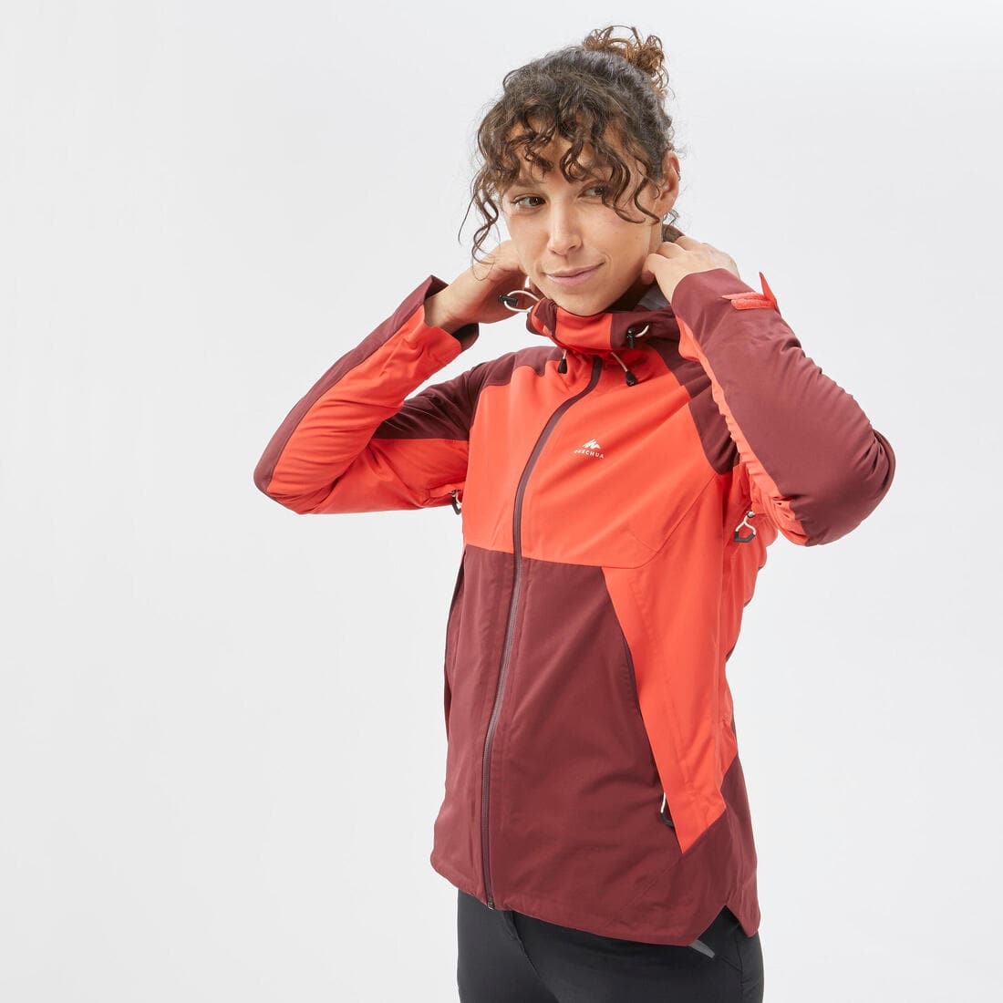 Veste imperméable de randonnée montagne - MH500 - Femme