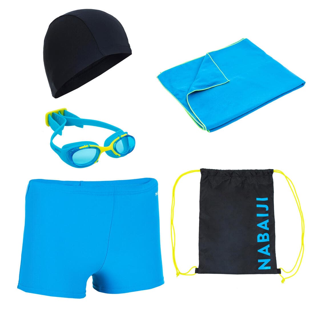 Pack Natation Garçon - Kit 100 Start - Bleu Noir