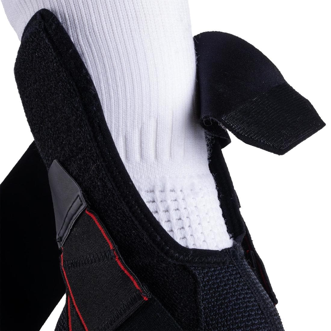 Chevillère de maintien ligamentaire gauche/droite homme/femme STRONG 500 noire