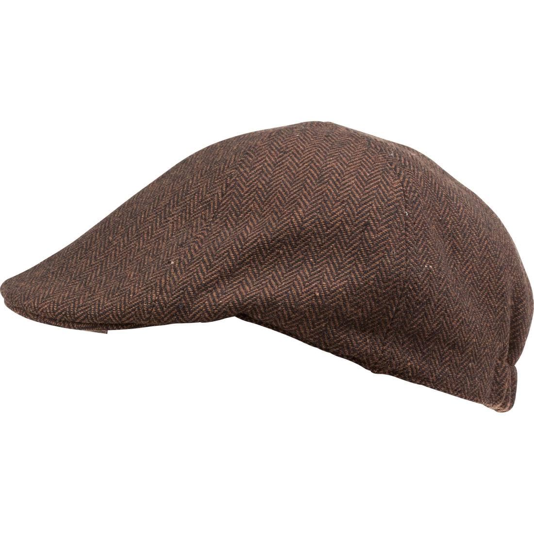 Casquette chasse déperlant tweed plate