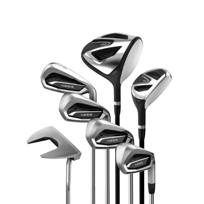 





KIT GOLF 7 CLUBS ADULTE DROITIER TAILLE 2 ACIER - INESIS 100, photo 1 of 9