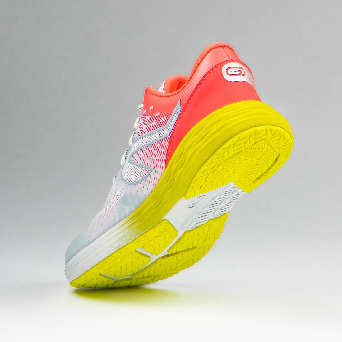 Chaussures de running Enfant -  Kiprun fast noires jaunes