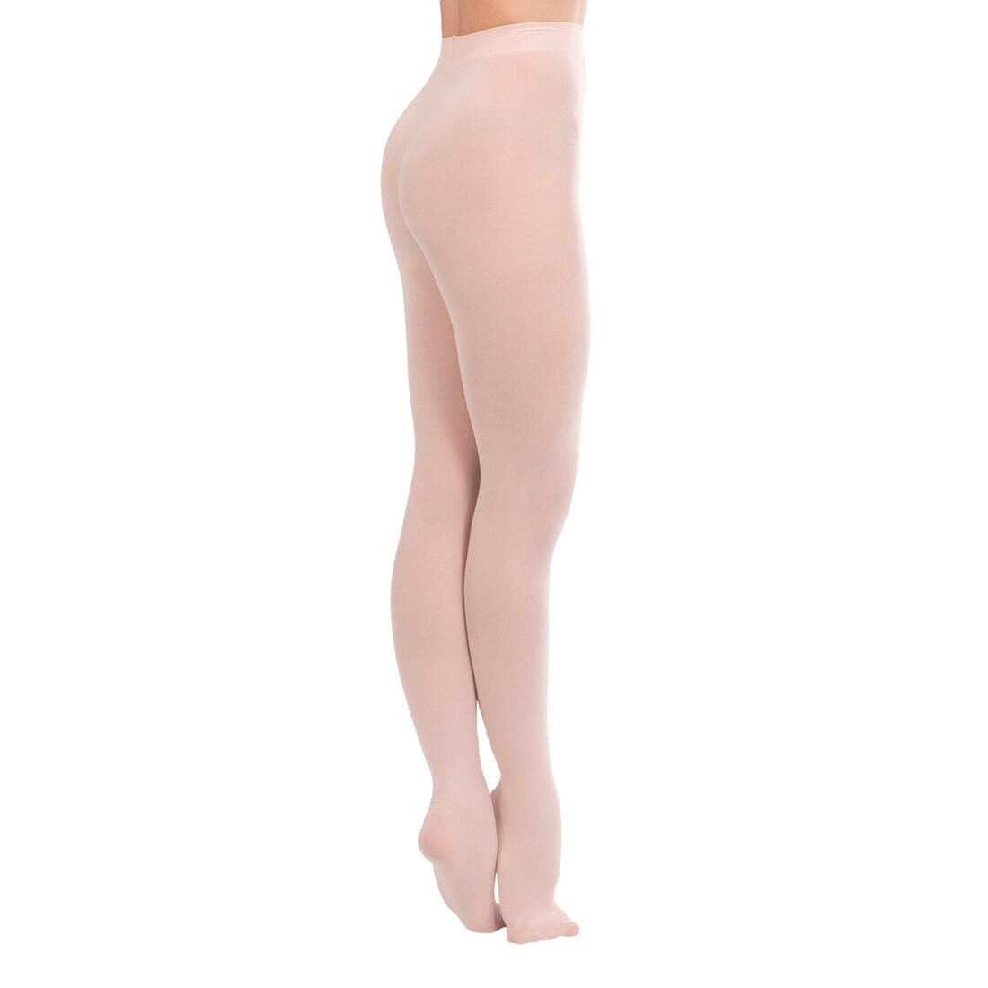 Collants de danse classique avec pieds Femme - Rose