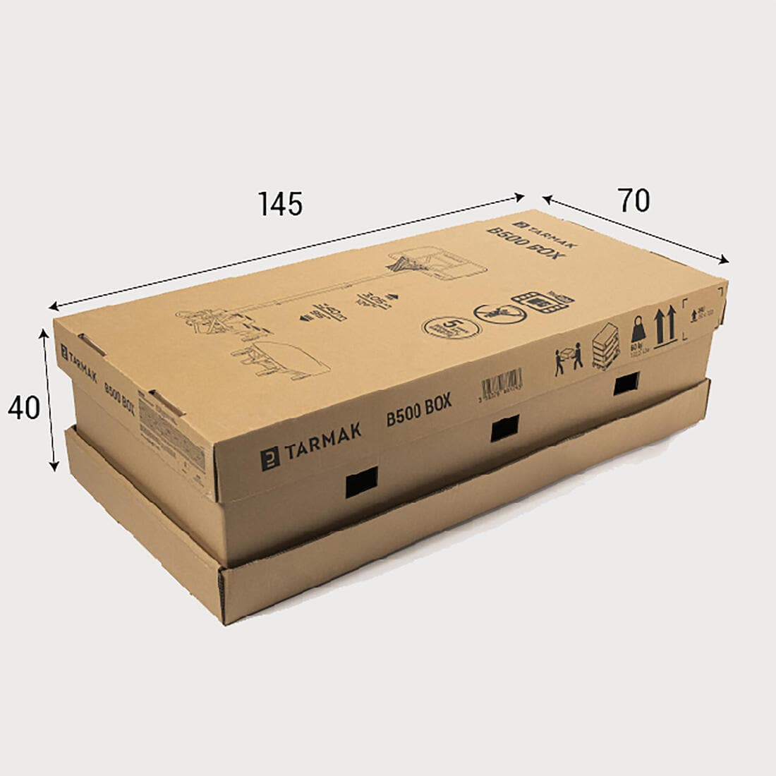 Panier de basket pliable sur roue réglable de 2,40m à 3,05m - B500 Easy Box