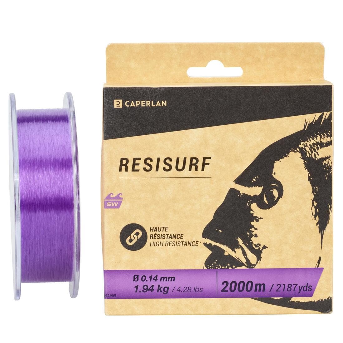 Fil pêche en surfcasting Violet RESISURF