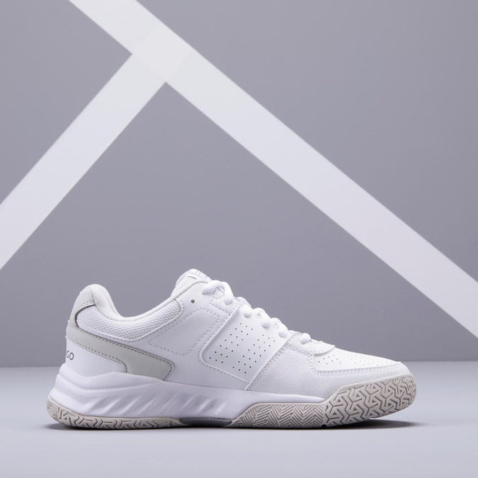 CHAUSSURES DE TENNIS FEMME TS 160 BLANC Decathlon Reunion