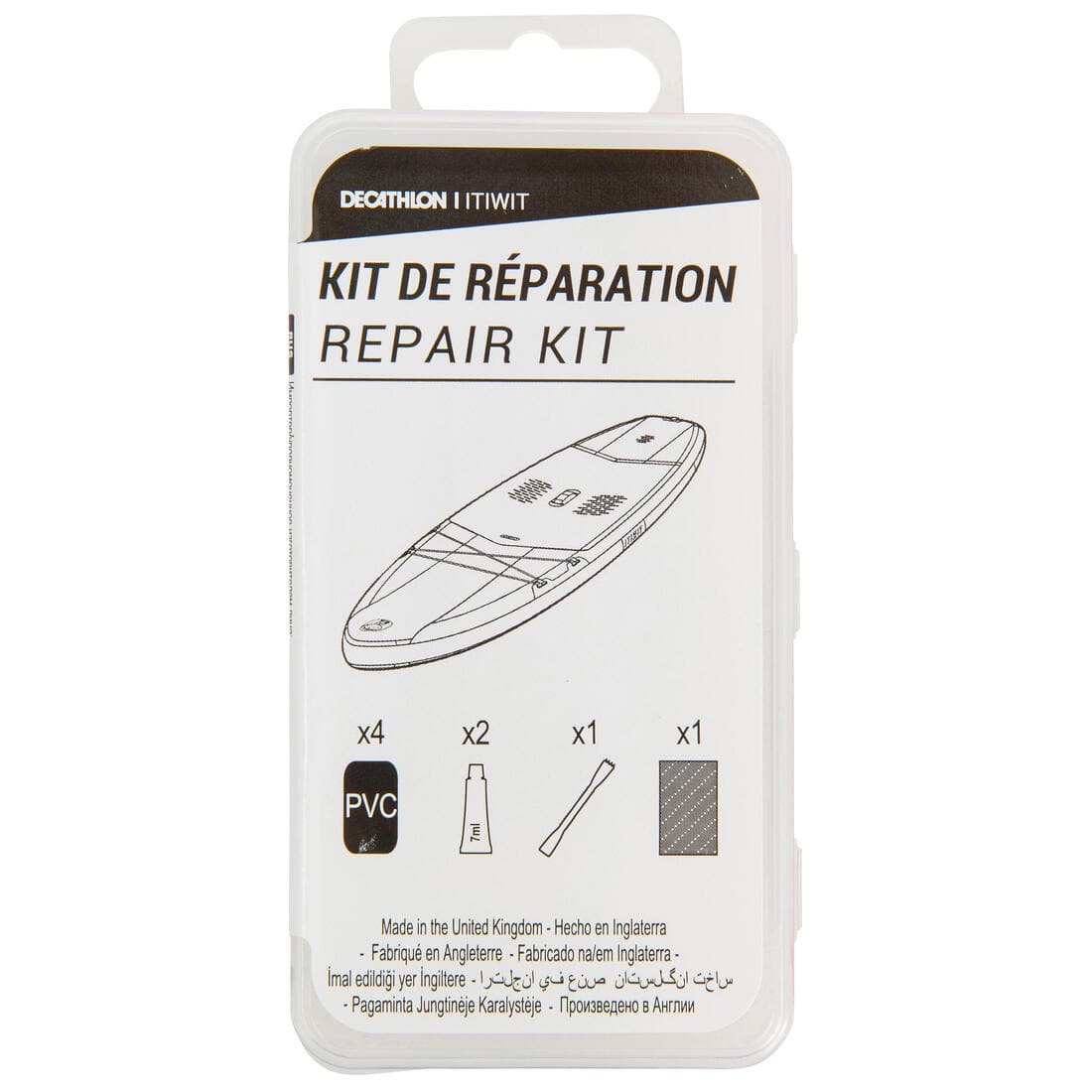 KIT DE REPARATION STAND UP PADDLE ET GONFLABLE.