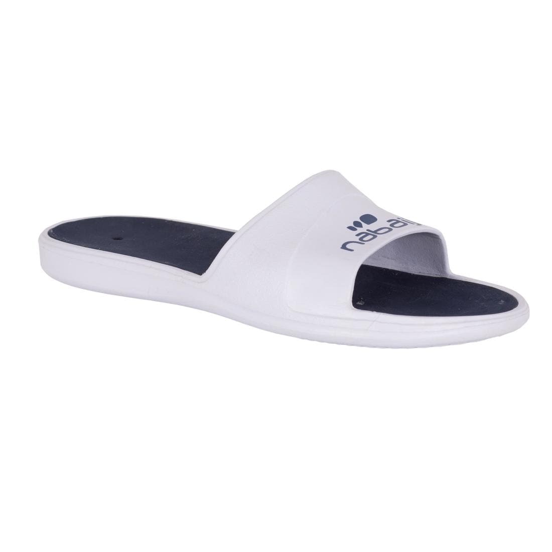 Sandales De Piscine Homme - Slap 500 - Blanc Bleu