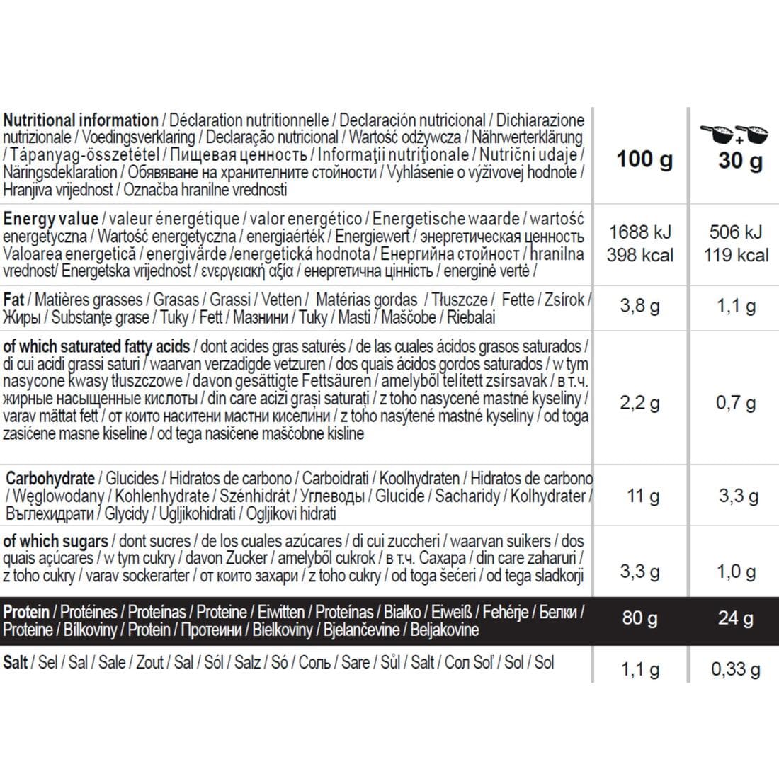 WHEY PROTEINE ISOLATE COOKIES & CREAM  900G