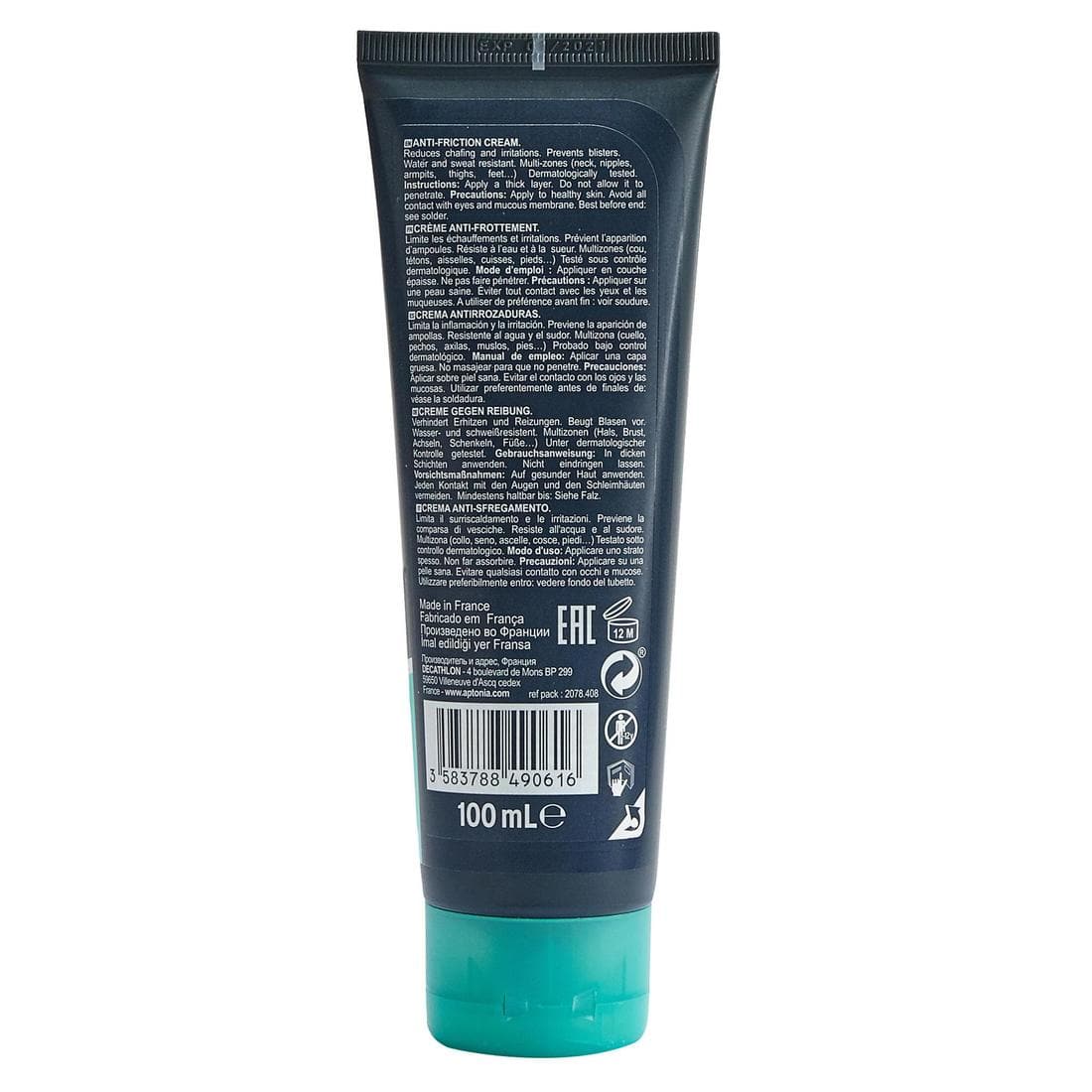 Crème anti friction 100 ml