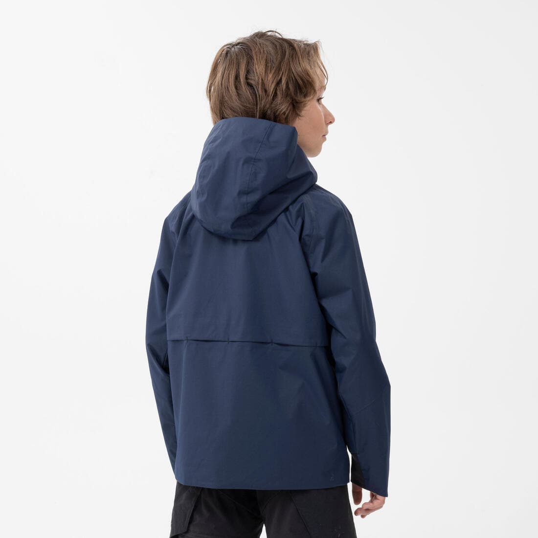 Veste imperméable de randonnée - MH500 grise et - enfant 7-15 ans