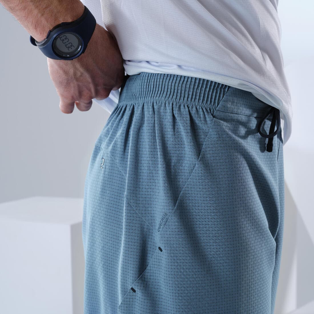 Short de randonnée rapide FH 900 Homme bleu tempête.