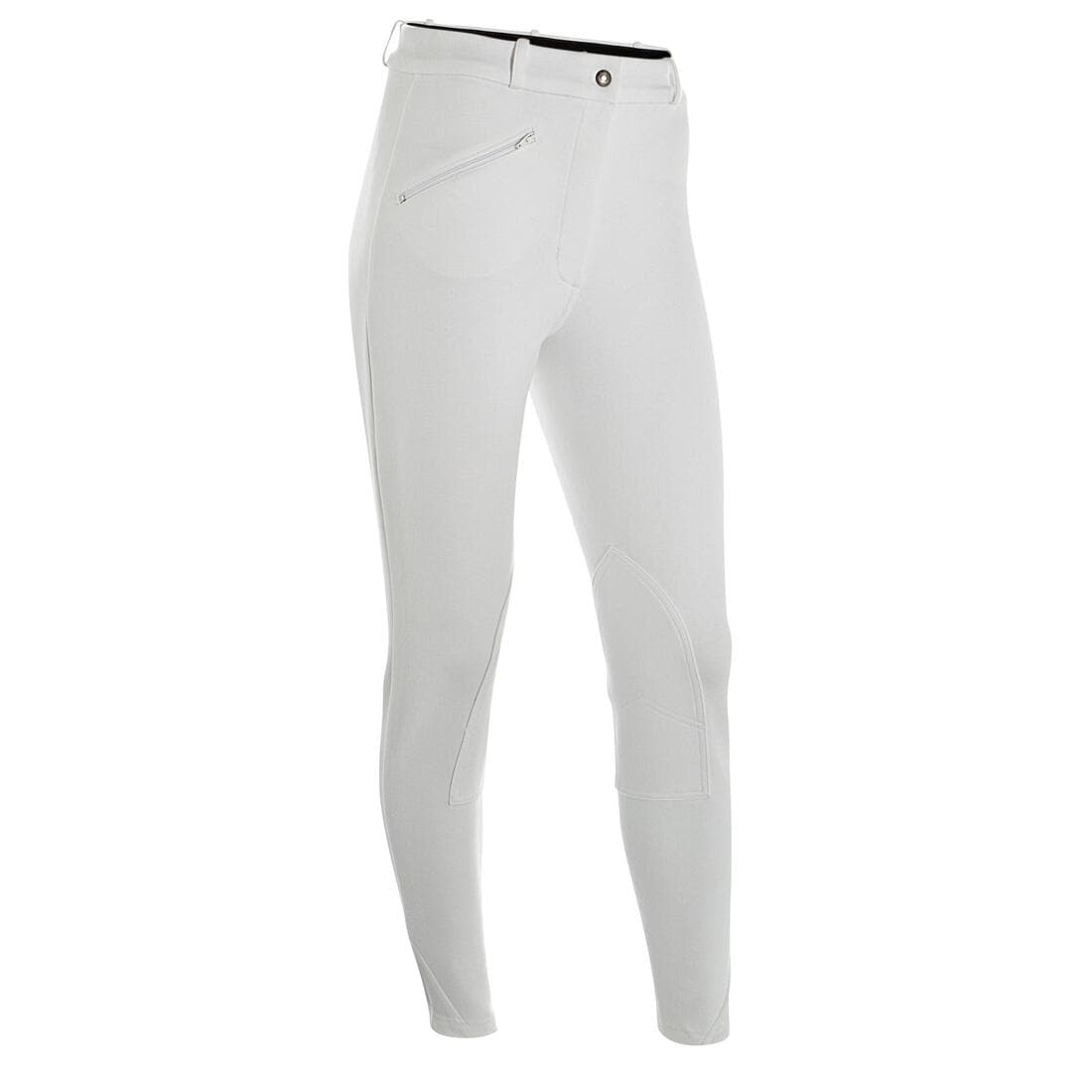 Pantalon de concours équitation Femme - 100 blanc