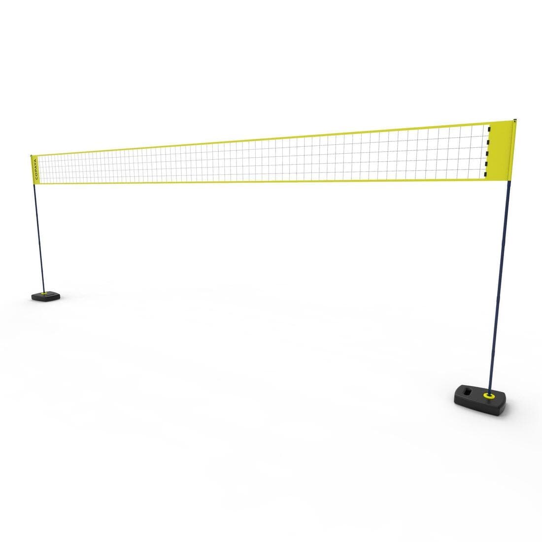 Set (Filet et poteaux) de beach volley BV500 ajustable Jaune