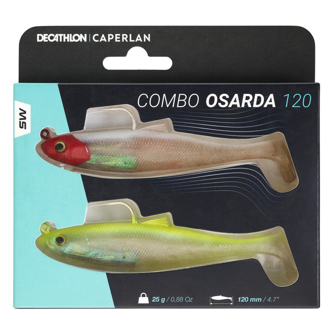 COMBO leurres souples Shad swimbait OSARDA 120 FLASHY