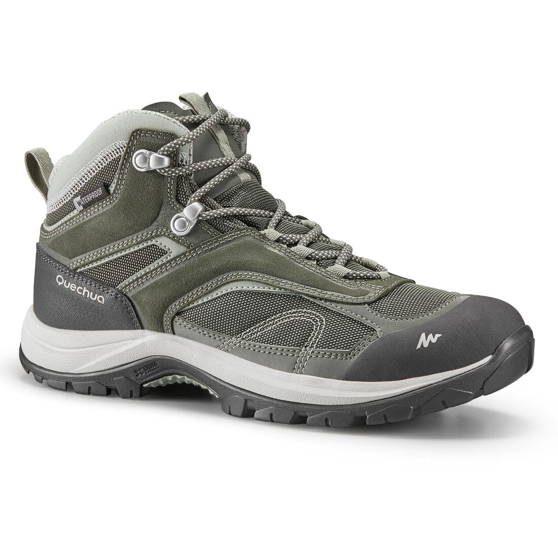 Chaussures imperméables de randonnée montagne - MH100 Mid - Femme