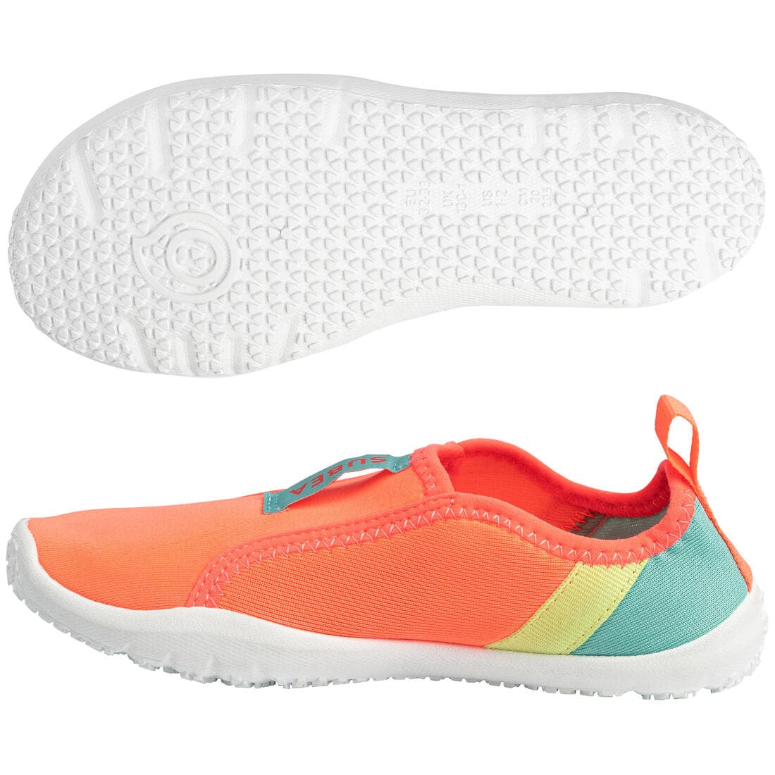 Chaussures aquatiques élastiques Enfant - Aquashoes 120 Beach Party