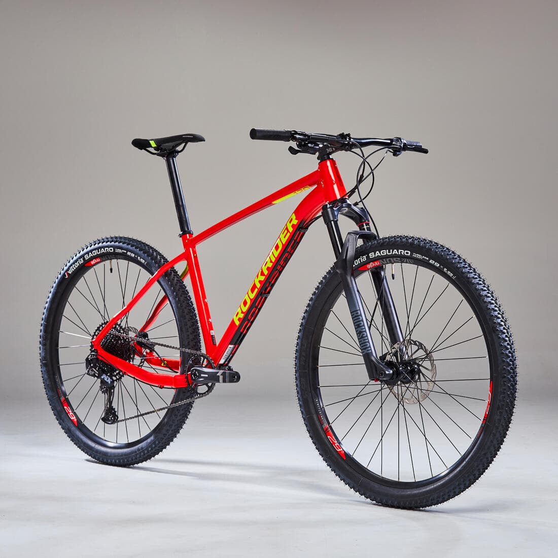 Vélo VTT cross country XC 120 cadre aluminium rouge