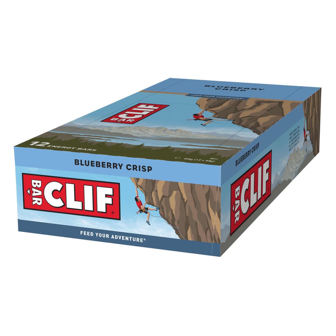 Barre Énergétique CLIF BAR Myrtilles 12 x (68 g)