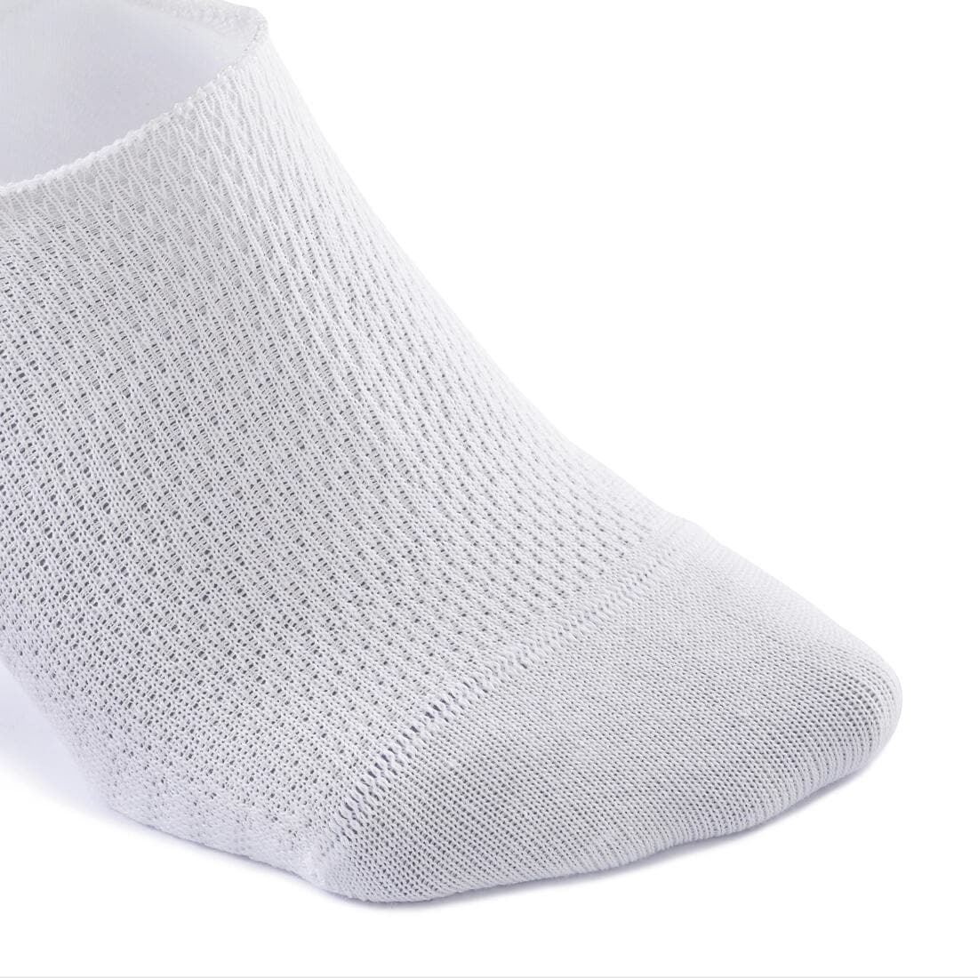 Chaussettes de marche invisibles blanches grises - lot de 2 paires