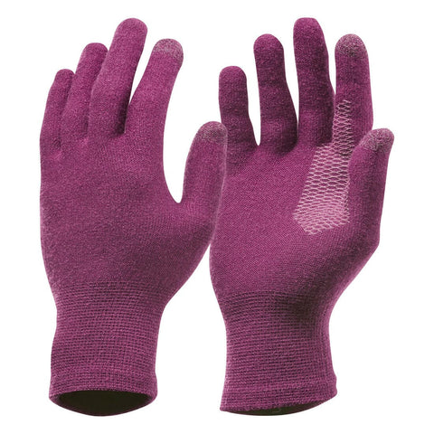 





Sous-gants tactiles de trekking montagne  - TREK 500 violet unisexe