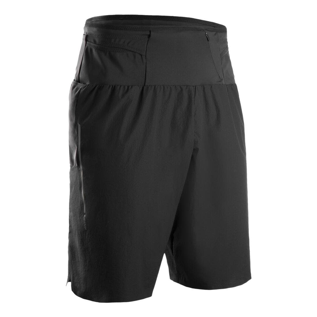 SHORT RUNNING HOMME AVEC PORTAGE KIPRUN MARATHON NOIR