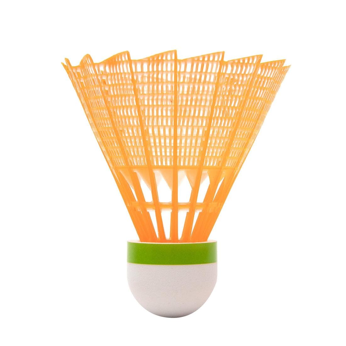 Lot De 3 Volants De Badminton En Plastique PSC 100 Medium - Blanc/Gris/Orange