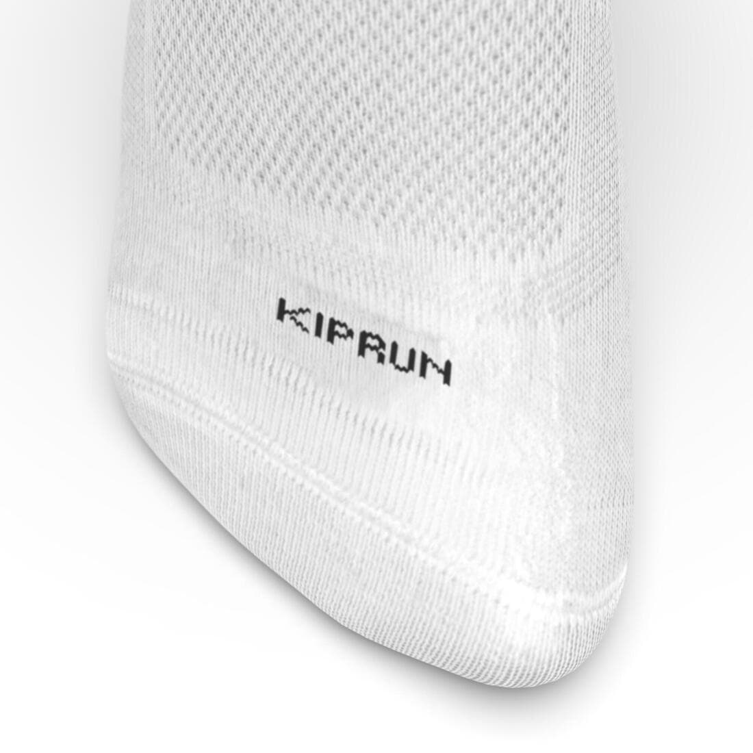 CHAUSSETTES DE RUNNING RUN100 BLANCHE x3