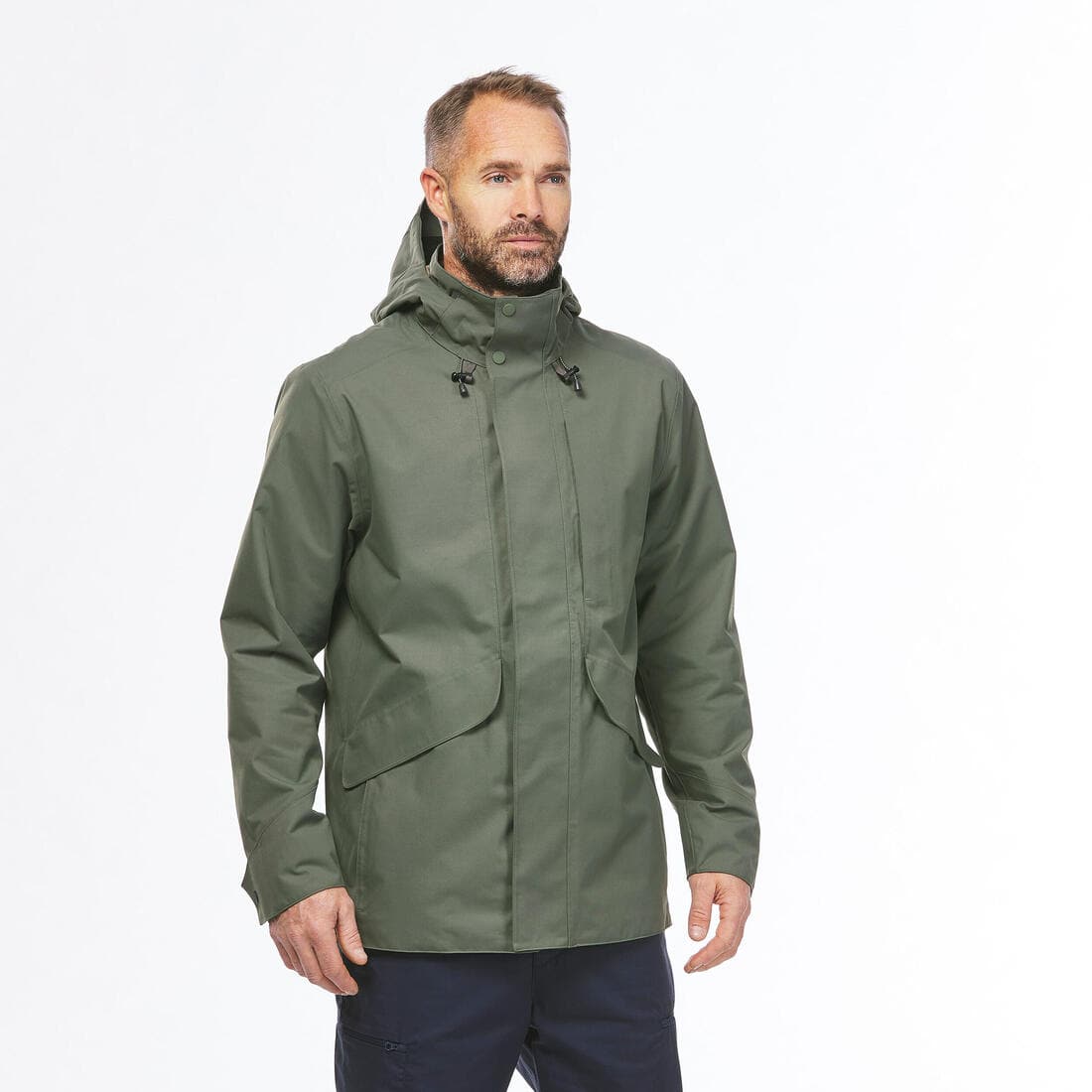 Veste imperméable de randonnée - NH550 Imper - Homme