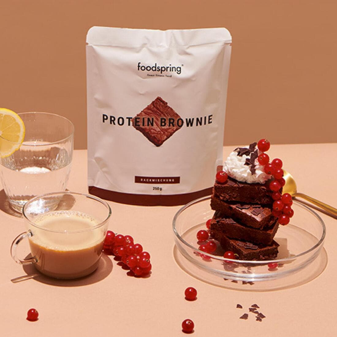 FOODSPRING brownie protéiné goût Chocolat 250g