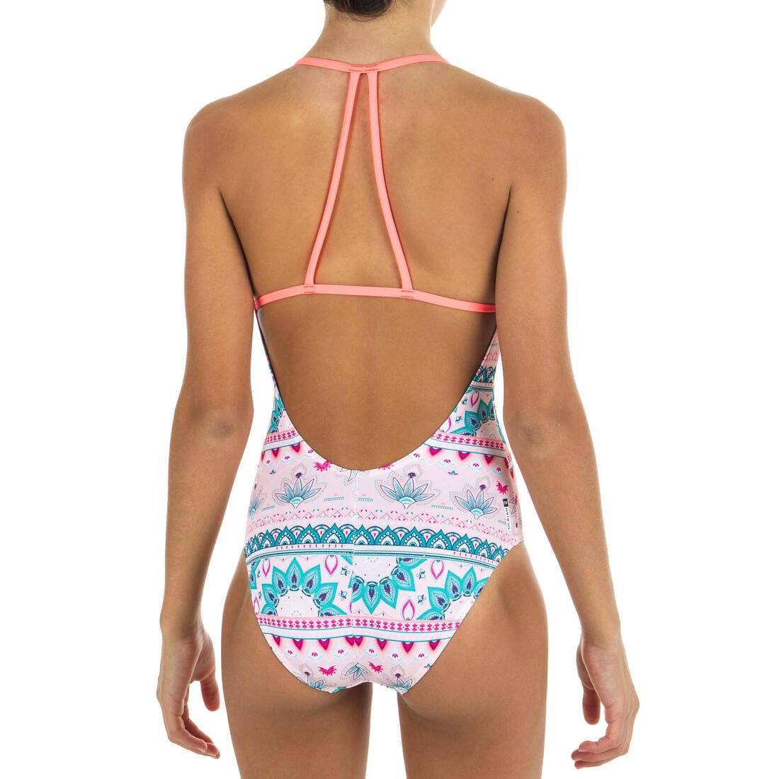 maillot de bain 1 pièce noir HIMAE GIRL500 TROPICOOL