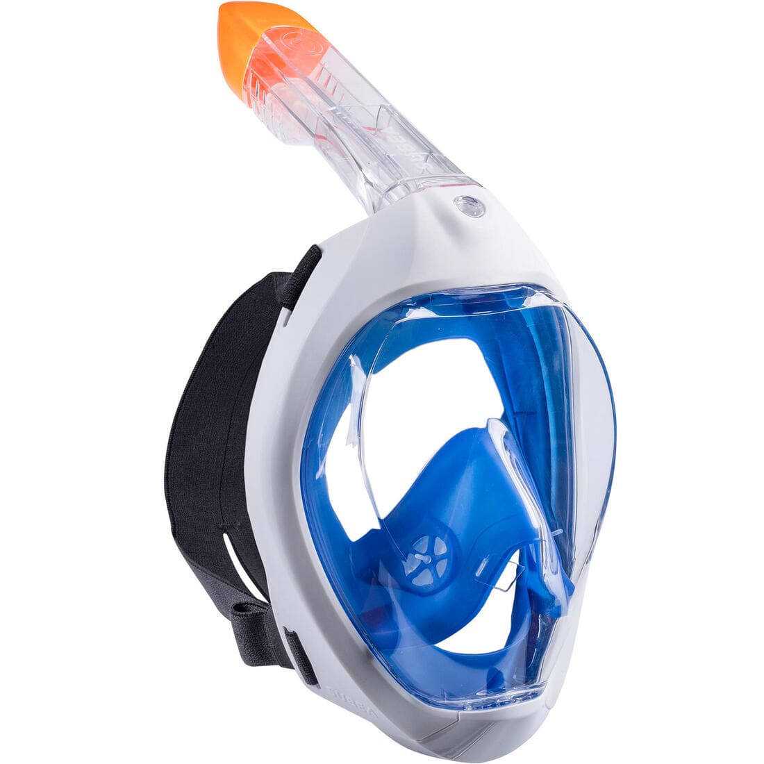 Kit de snorkeling masque Easybreath 500 palmes Adulte - bleu