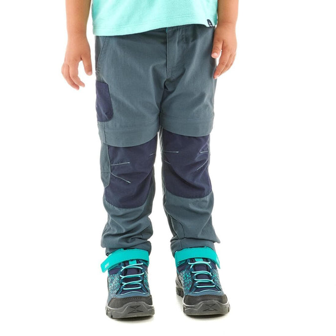 





Pantalon de randonnée modulable - MH500 gris/bleu- enfant 2-6 ANS, photo 1 of 9