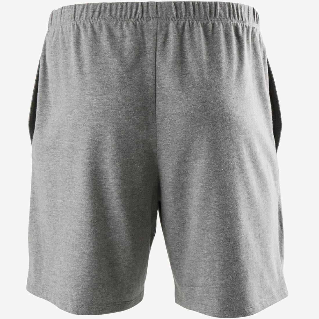 Short Fitness homme coton droit avec poche clés - 100 court