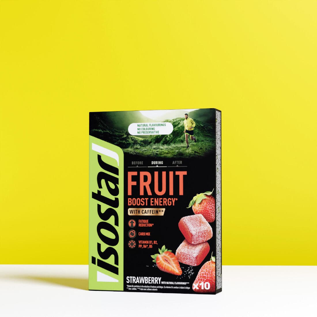 Pâte de fruits ENERGY FRUIT BOOST fraise 10x10g