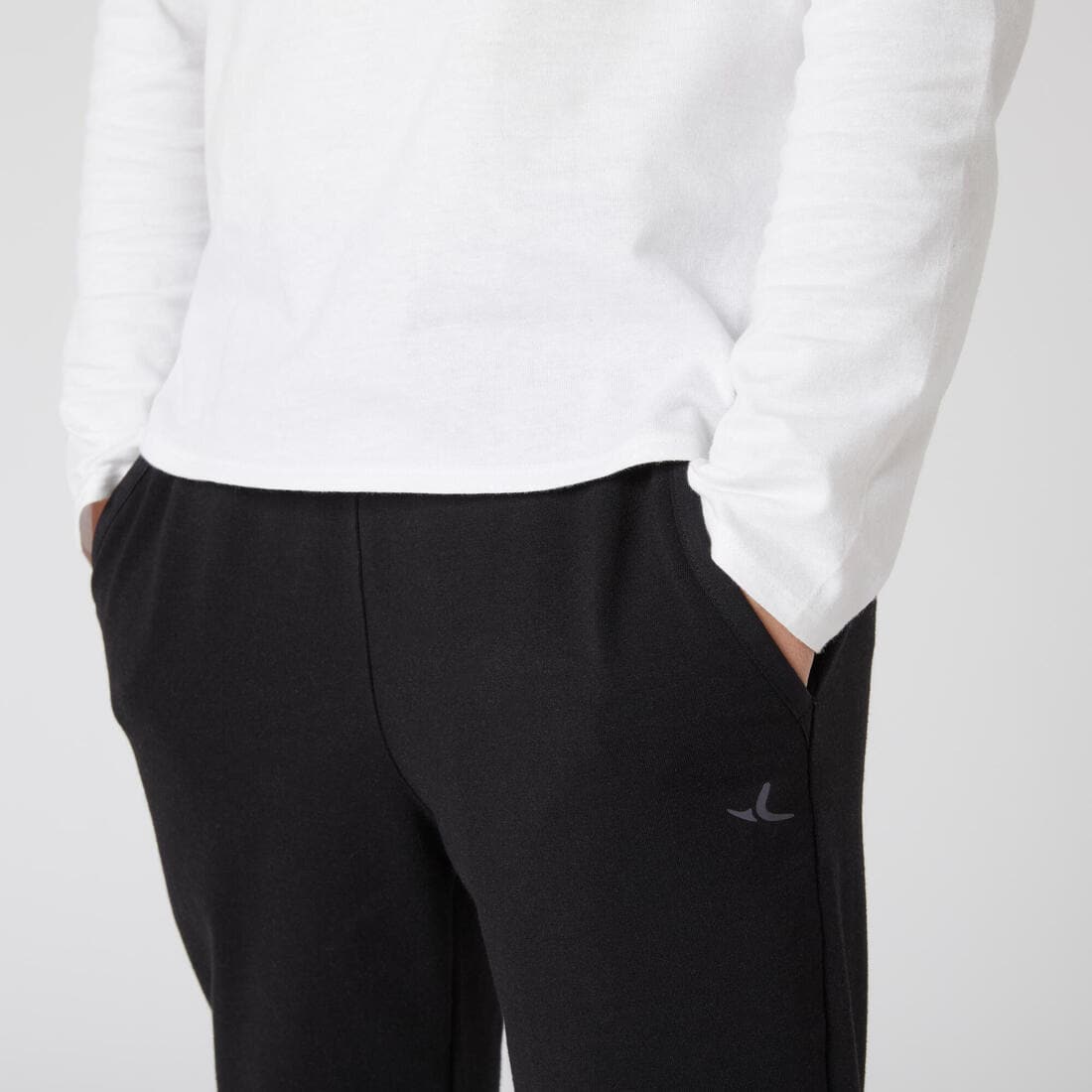 Pantalon de jogging enfant coton léger slim - 500