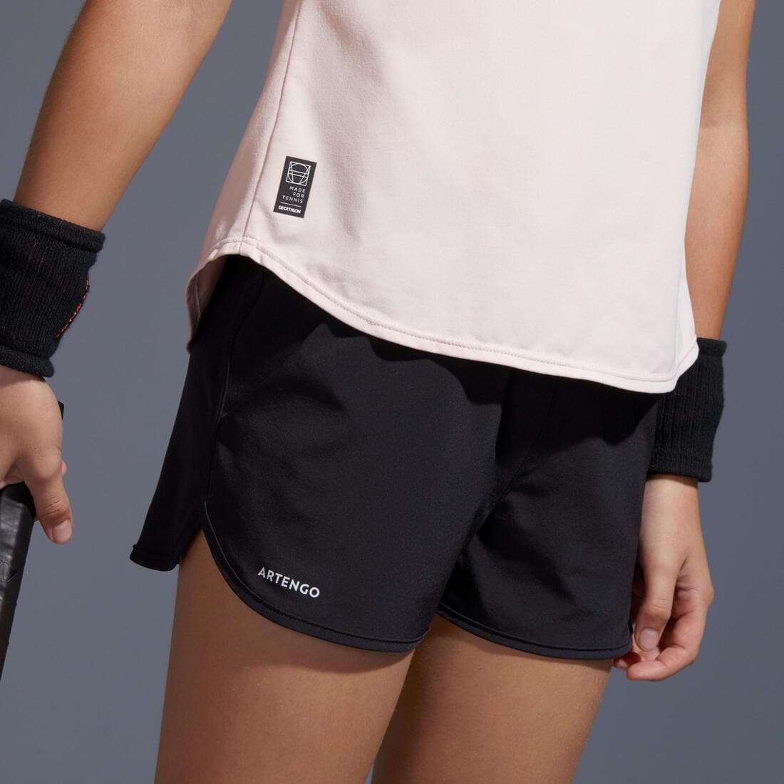 Short de tennis fille - TSH500